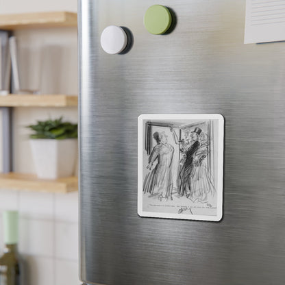 Group of Five illustrations (1) (Magazine Illustration) Refrigerator Magnet