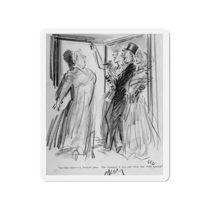 Group of Five illustrations (1) (Magazine Illustration) Refrigerator Magnet - The Sticker Space