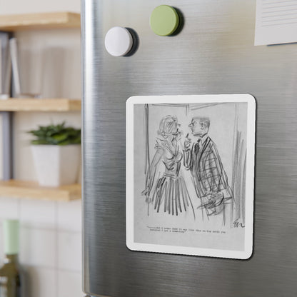 Group of Five illustrations (2) (Magazine Illustration) Refrigerator Magnet