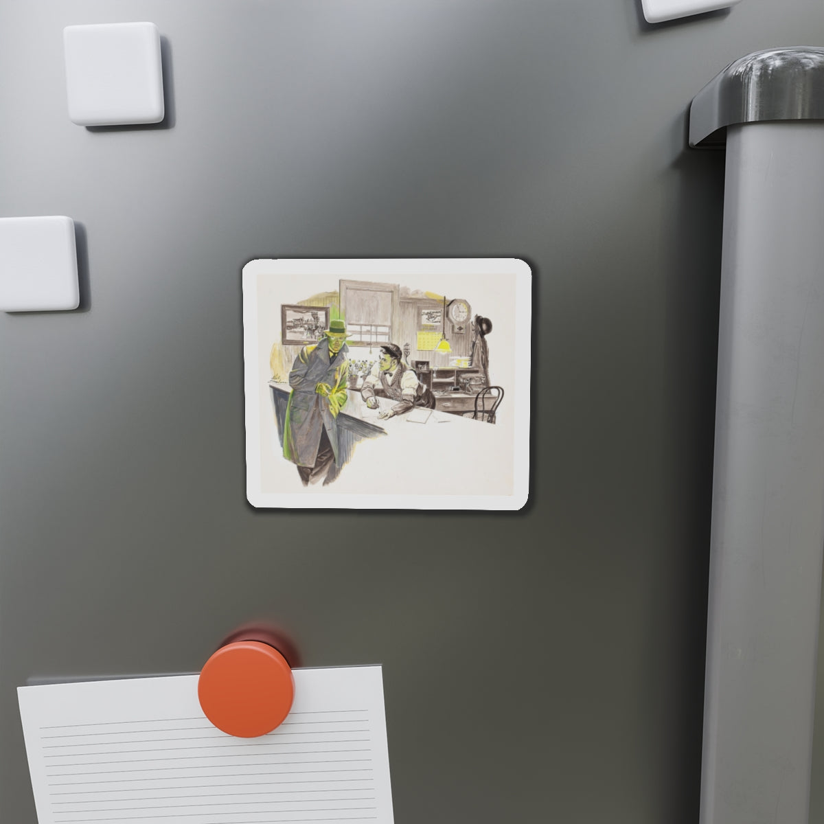 Group of nine story illustrations (1) (Magazine Illustration) Refrigerator Magnet