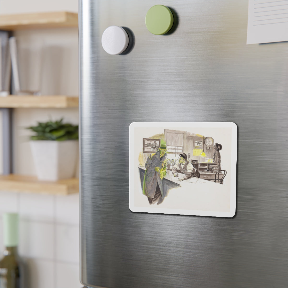 Group of nine story illustrations (1) (Magazine Illustration) Refrigerator Magnet