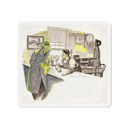 Group of nine story illustrations (1) (Magazine Illustration) Refrigerator Magnet - The Sticker Space