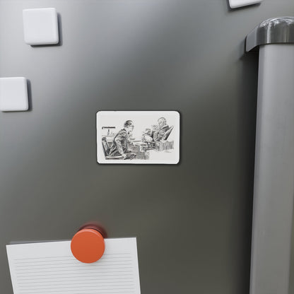 Group of nine story illustrations (2) (Magazine Illustration) Refrigerator Magnet