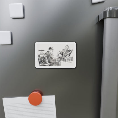 Group of nine story illustrations (2) (Magazine Illustration) Refrigerator Magnet