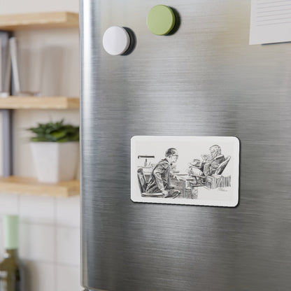 Group of nine story illustrations (2) (Magazine Illustration) Refrigerator Magnet