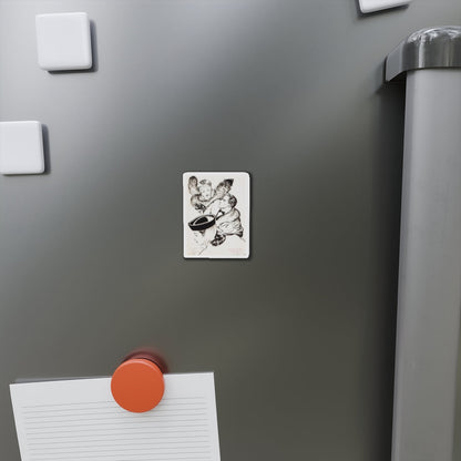 Group of nine story illustrations (5) (Magazine Illustration) Refrigerator Magnet-The Sticker Space