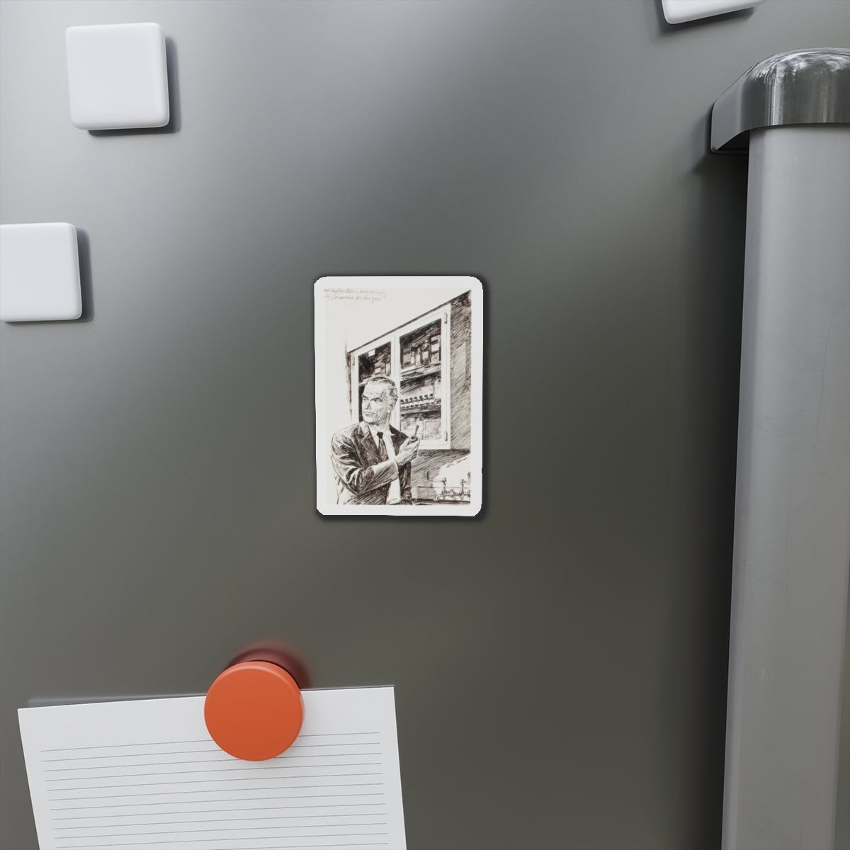 Group of nine story illustrations (6) (Magazine Illustration) Refrigerator Magnet