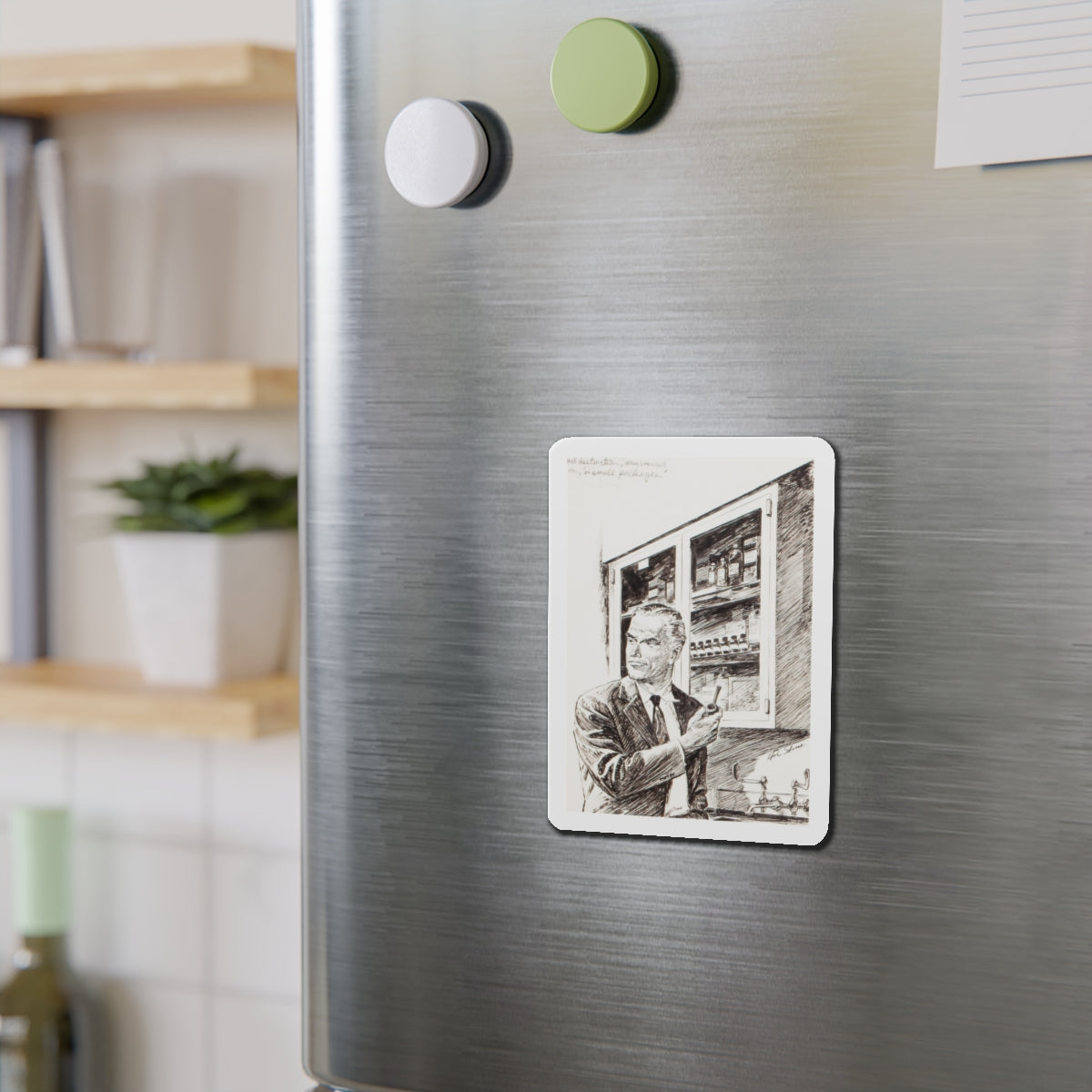 Group of nine story illustrations (6) (Magazine Illustration) Refrigerator Magnet