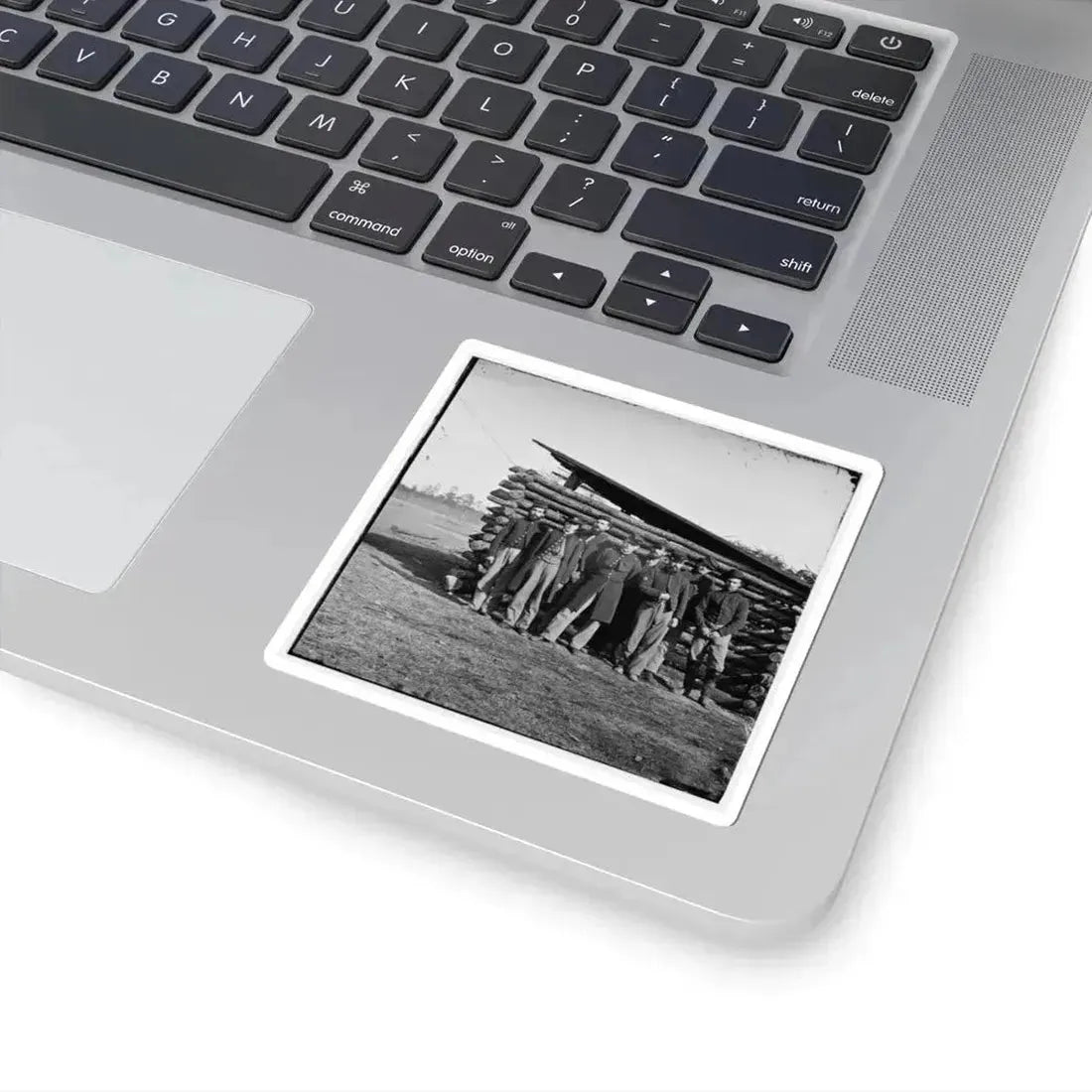 Group of Officers on the Plateau, City Point, Va. (U.S. Civil War) STICKER Vinyl Kiss-Cut Decal - The Sticker Space