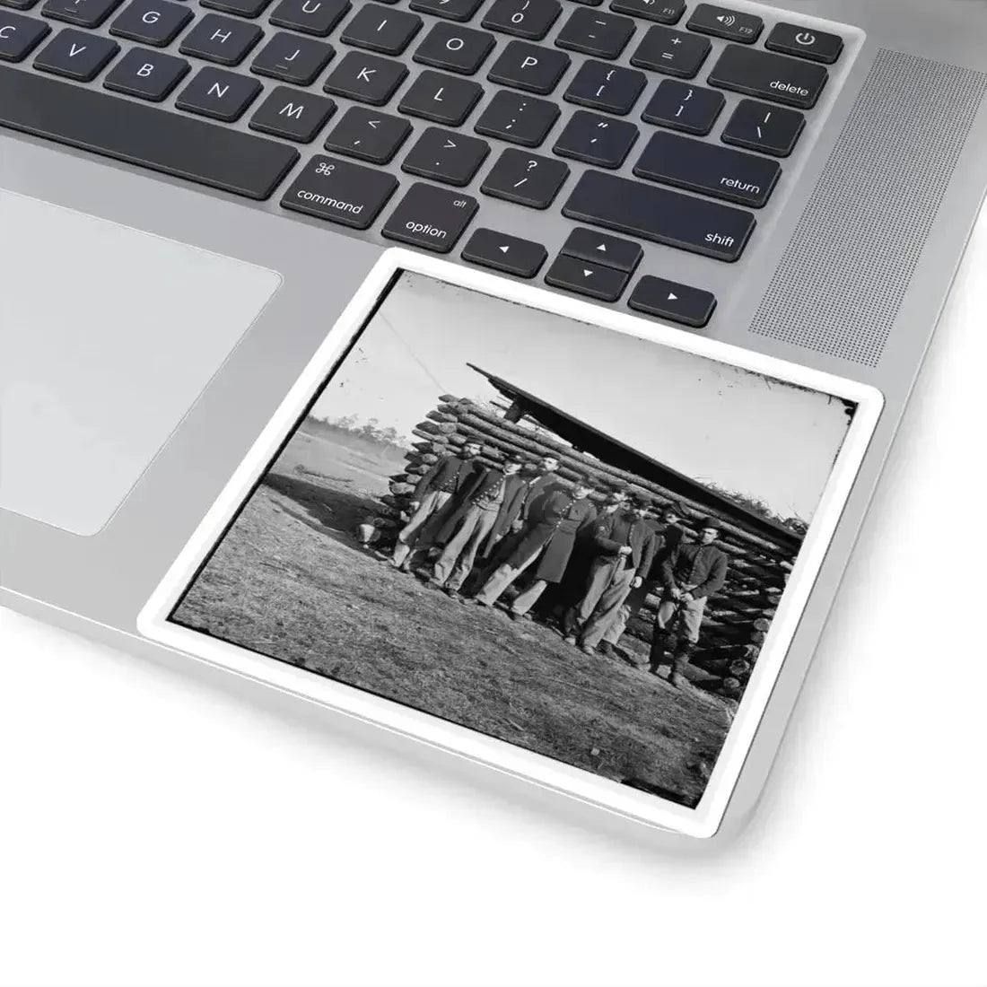 Group of Officers on the Plateau, City Point, Va. (U.S. Civil War) STICKER Vinyl Kiss-Cut Decal - The Sticker Space