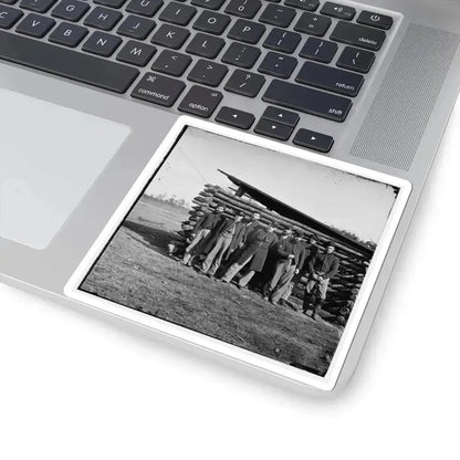 Group of Officers on the Plateau, City Point, Va. (U.S. Civil War) STICKER Vinyl Kiss-Cut Decal - The Sticker Space