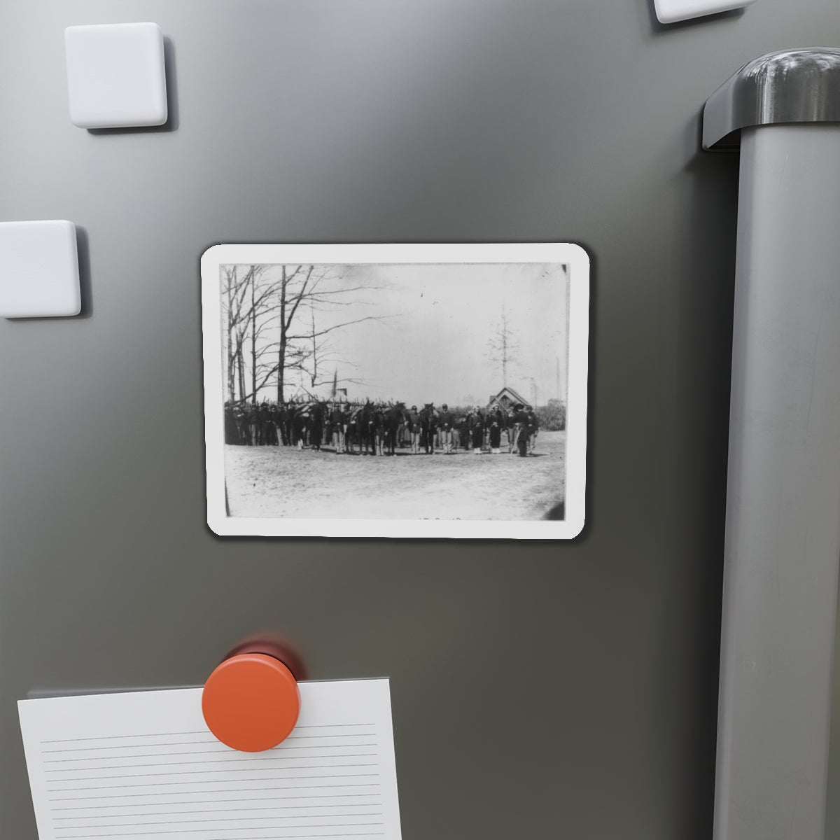 Group Of Provost Guards At Headquarters, Army Of The Potomac (U.S. Civil War) Refrigerator Magnet-The Sticker Space