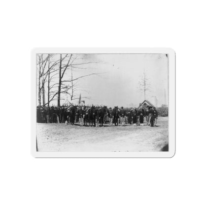 Group Of Provost Guards At Headquarters, Army Of The Potomac (U.S. Civil War) Refrigerator Magnet-5" x 5"-The Sticker Space