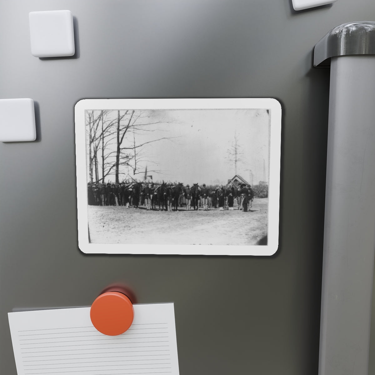 Group Of Provost Guards At Headquarters, Army Of The Potomac (U.S. Civil War) Refrigerator Magnet-The Sticker Space