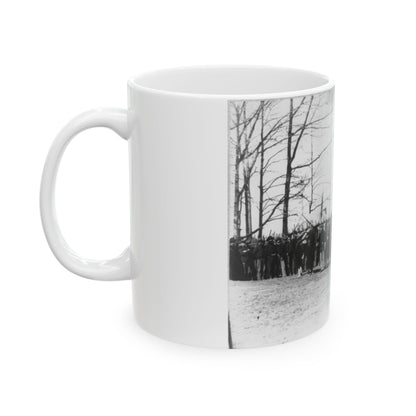 Group Of Provost Guards At Headquarters, Army Of The Potomac (U.S. Civil War) White Coffee Mug-The Sticker Space