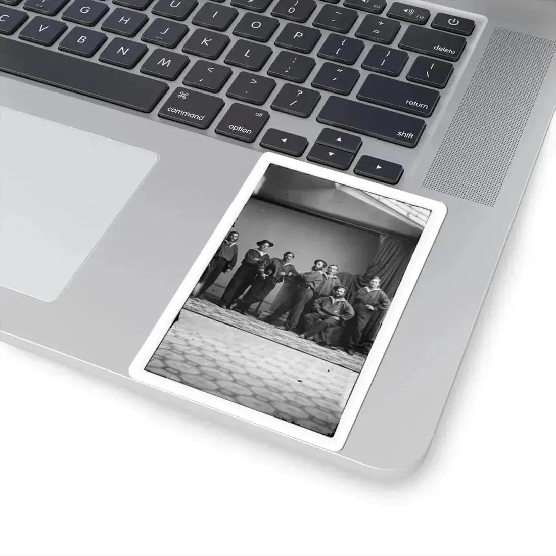 Group of Russian Sailors From the Navy Ship Variag During Visit to New York City 001 (U.S. Civil War) STICKER Vinyl Kiss-Cut Decal - The Sticker Space