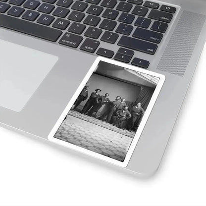 Group of Russian Sailors From the Navy Ship Variag During Visit to New York City 001 (U.S. Civil War) STICKER Vinyl Kiss-Cut Decal - The Sticker Space