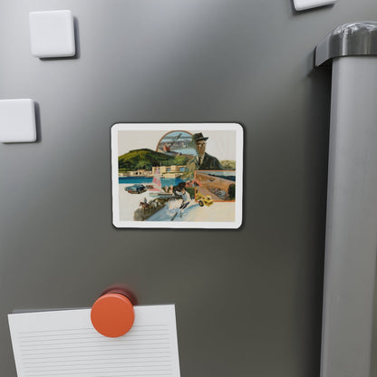 Group of Six Calendar illustrations (1), 1970-78 (Magazine Illustration) Refrigerator Magnet-The Sticker Space