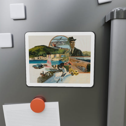 Group of Six Calendar illustrations (1), 1970-78 (Magazine Illustration) Refrigerator Magnet-The Sticker Space