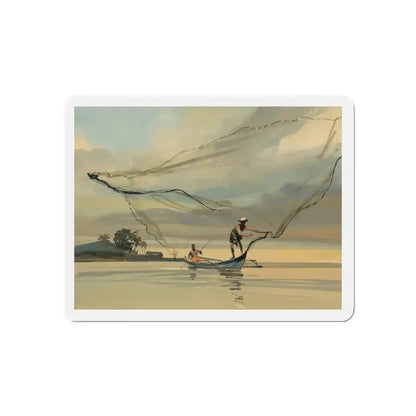 Group of Six Calendar illustrations (4), 1970-78 (Magazine Illustration) Refrigerator Magnet - The Sticker Space