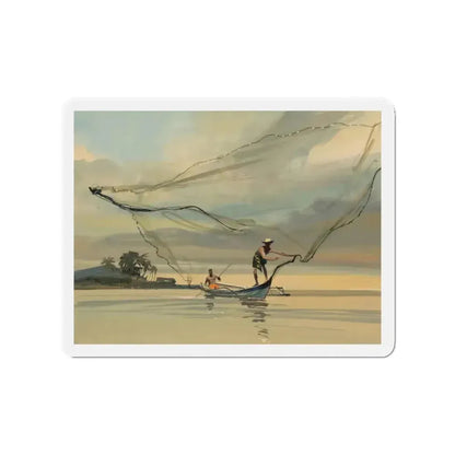 Group of Six Calendar illustrations (4), 1970-78 (Magazine Illustration) Refrigerator Magnet - The Sticker Space