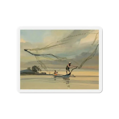 Group of Six Calendar illustrations (4), 1970-78 (Magazine Illustration) Refrigerator Magnet - The Sticker Space