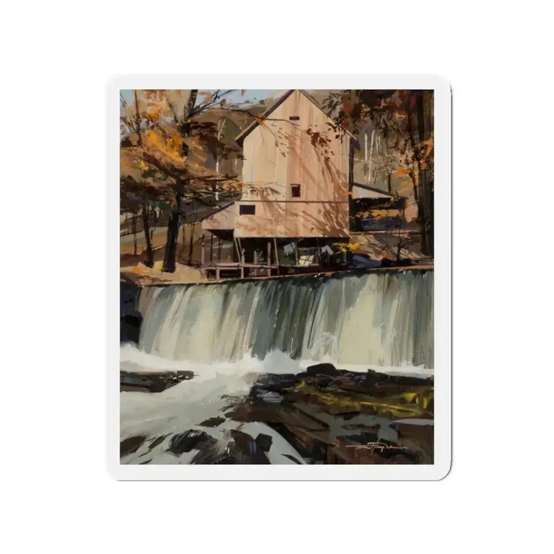 Group of Six Calendar illustrations (5), 1970-78 (Magazine Illustration) Refrigerator Magnet 2 Inch Die-Cut - The Sticker Space