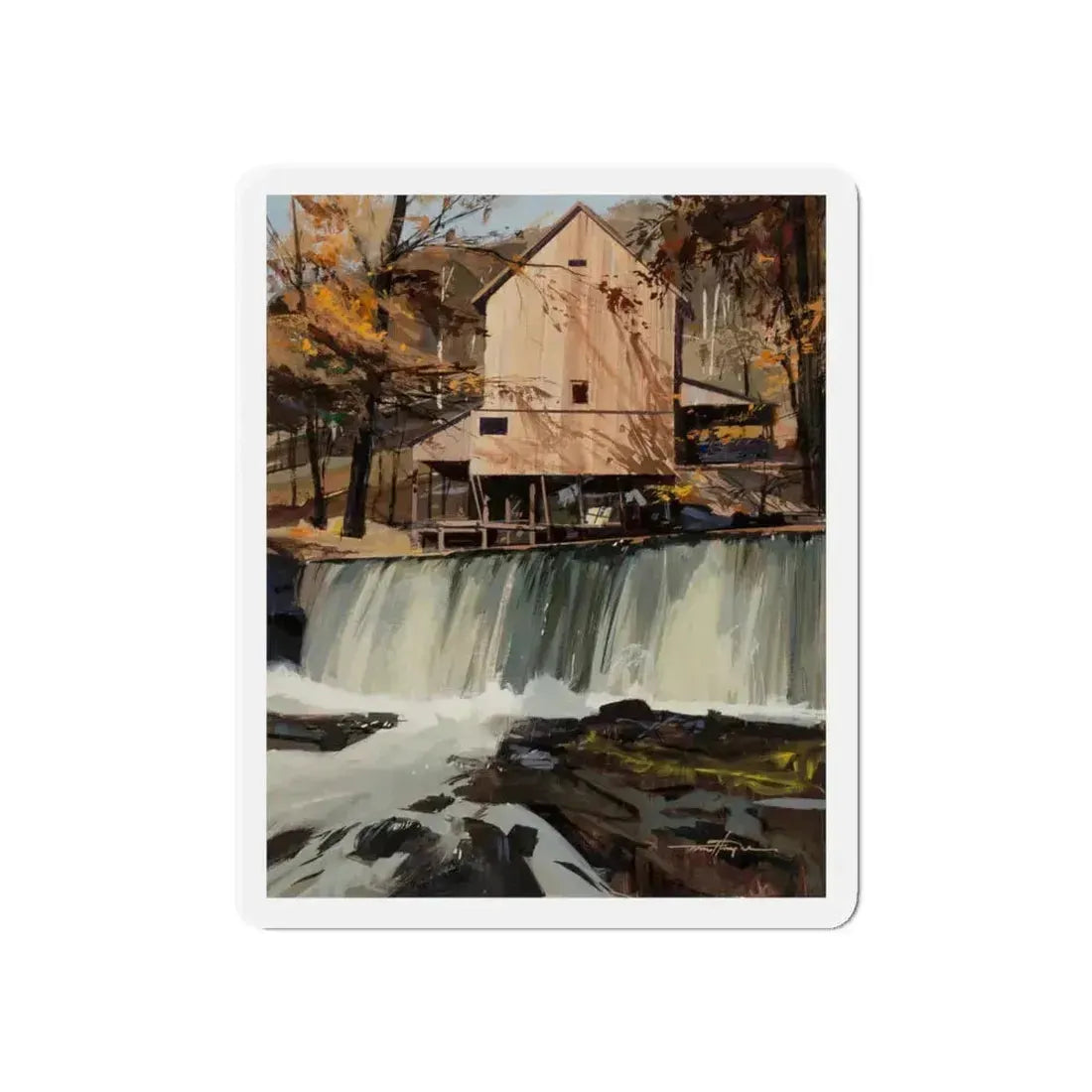 Group of Six Calendar illustrations (5), 1970-78 (Magazine Illustration) Refrigerator Magnet 6 Inch Die-Cut - The Sticker Space