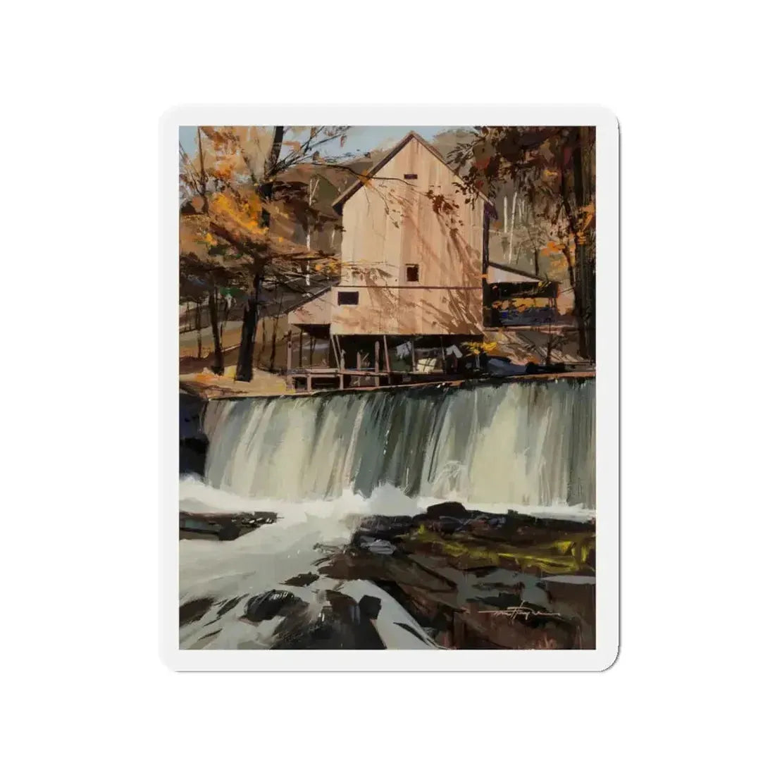 Group of Six Calendar illustrations (5), 1970-78 (Magazine Illustration) Refrigerator Magnet - The Sticker Space