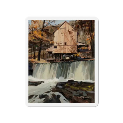 Group of Six Calendar illustrations (5), 1970-78 (Magazine Illustration) Refrigerator Magnet - The Sticker Space