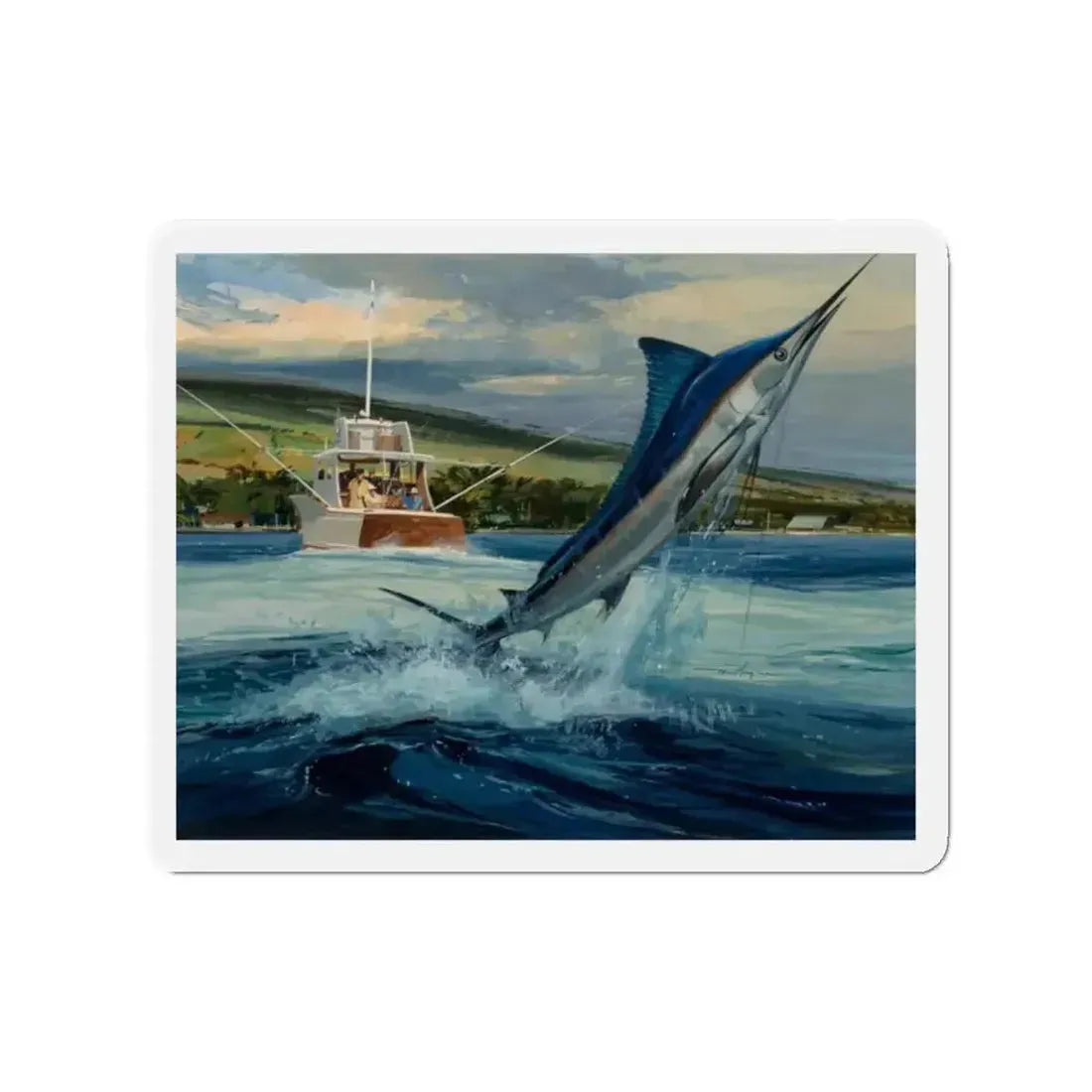 Group of Six Calendar illustrations (6), 1970-78 (Magazine Illustration) Refrigerator Magnet - The Sticker Space