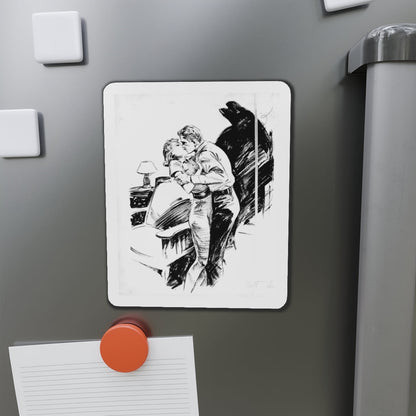 Group of six interior pulp illustrations (2) (Magazine Illustration) Refrigerator Magnet