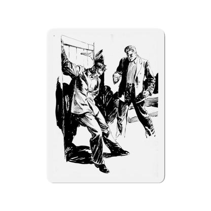 Group of six interior pulp illustrations (5) (Magazine Illustration) Refrigerator Magnet