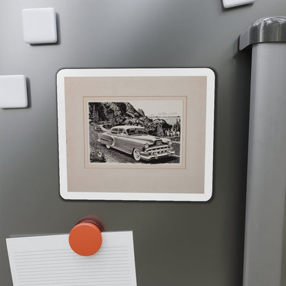 Group of Three Car Advertisements (2) (Magazine Illustration) Refrigerator Magnet