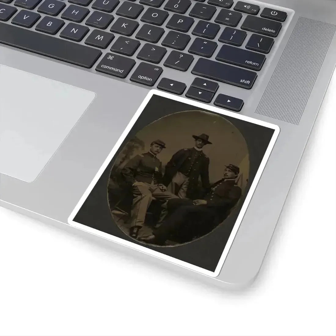 Group Shot, Officers of the 54Th Mass. Colored (U.S. Civil War) STICKER Vinyl Kiss-Cut Decal - The Sticker Space