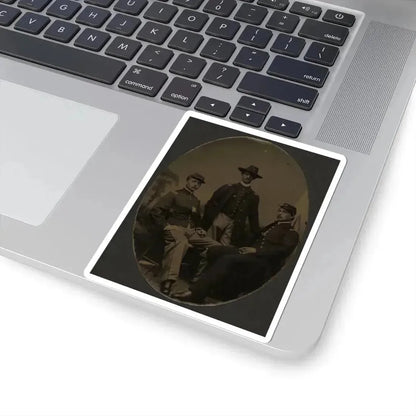 Group Shot, Officers of the 54Th Mass. Colored (U.S. Civil War) STICKER Vinyl Kiss-Cut Decal - The Sticker Space