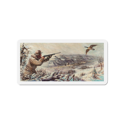 Grouse Shooting (Magazine Illustration) Refrigerator Magnet-3" x 3"-The Sticker Space