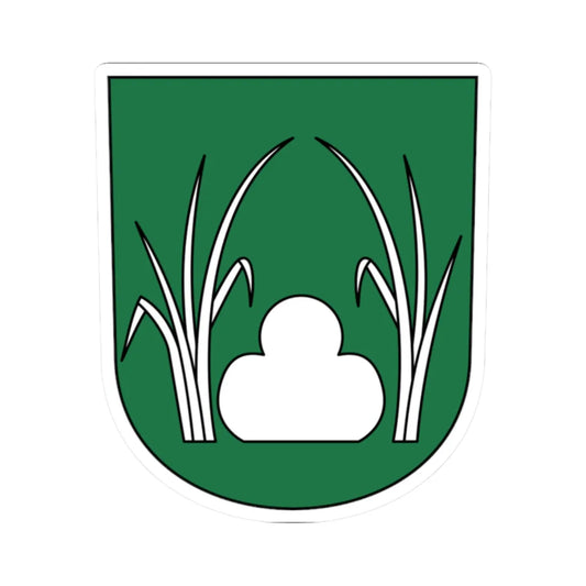 Grüt coat of arms (Switzerland) (Coat of Arms) STICKER Vinyl Kiss-Cut Decal 2 Inch White - The Sticker Space