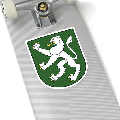 Grueningen-blazon (Switzerland) (Coat of Arms) STICKER Vinyl Kiss-Cut Decal - The Sticker Space