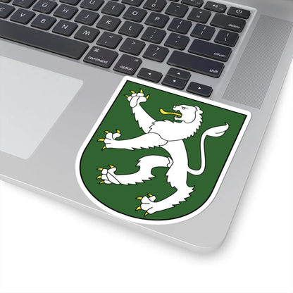 Grueningen-blazon (Switzerland) (Coat of Arms) STICKER Vinyl Kiss-Cut Decal - The Sticker Space