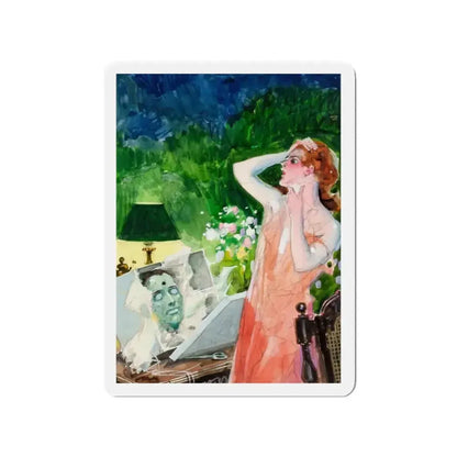 Gruesome Pulp Style (c. 1940s) (Magazine Illustration) Refrigerator Magnet - The Sticker Space