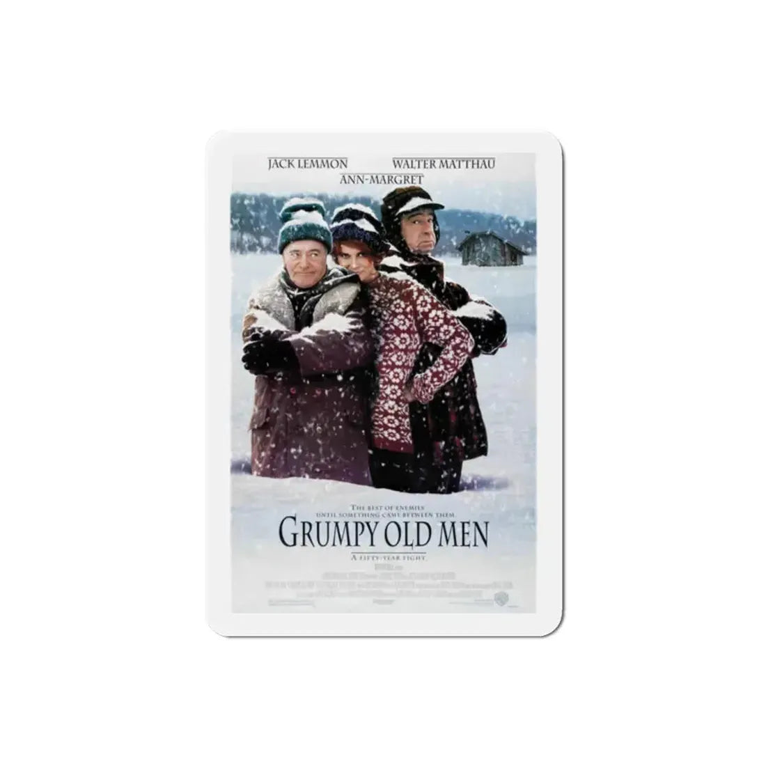 Grumpy Old Men 1993 Movie Poster Refrigerator Magnet 2 Inch - The Sticker Space
