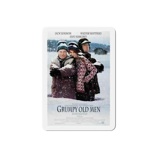 Grumpy Old Men 1993 Movie Poster Refrigerator Magnet 2 Inch - The Sticker Space