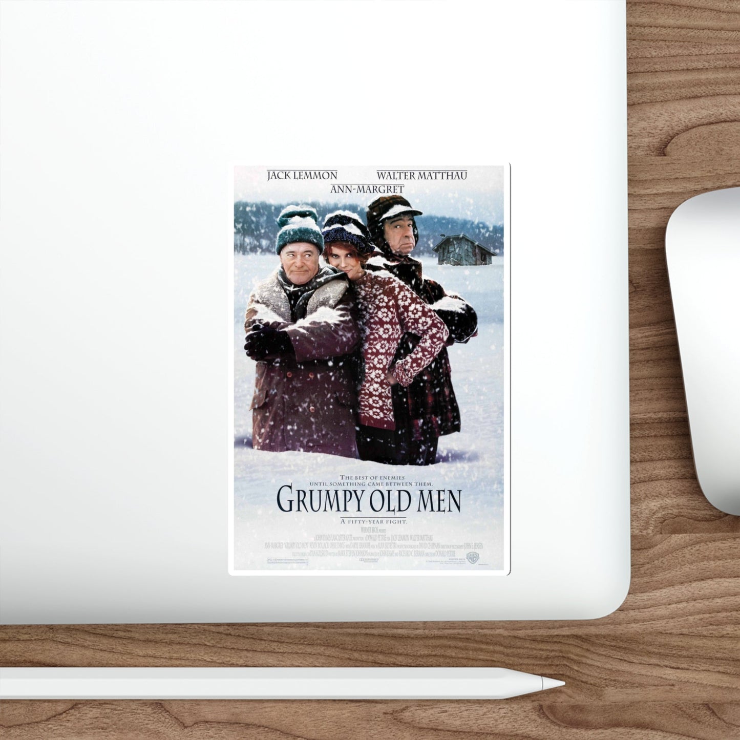 Grumpy Old Men 1993 Movie Poster STICKER Vinyl Die-Cut Decal-The Sticker Space