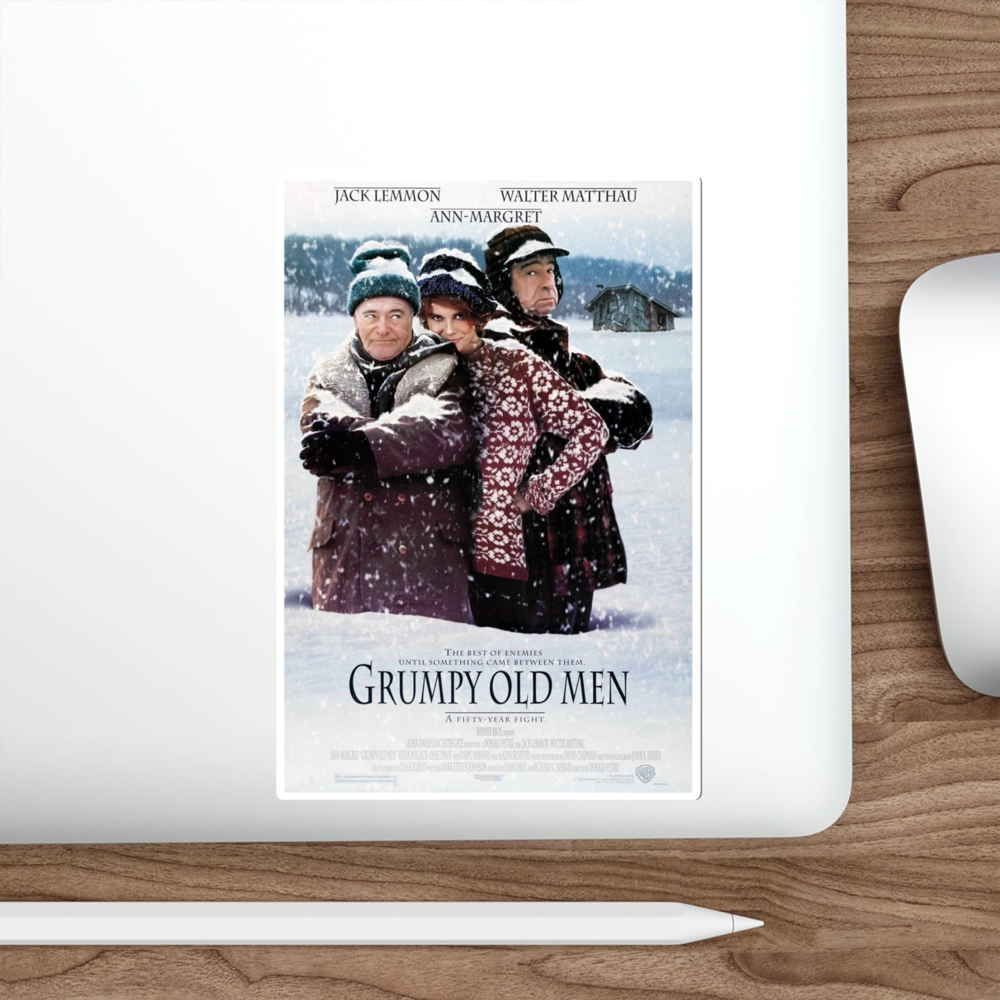 Grumpy Old Men 1993 Movie Poster STICKER Vinyl Die-Cut Decal-The Sticker Space