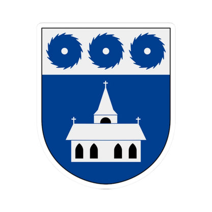 Grums vapen (Sweden) (Coat of Arms) STICKER Vinyl Kiss-Cut Decal 2 Inch White - The Sticker Space