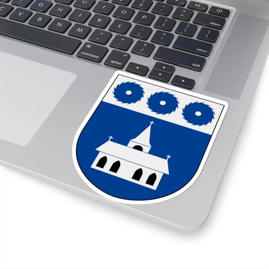 Grums vapen (Sweden) (Coat of Arms) STICKER Vinyl Kiss-Cut Decal - The Sticker Space