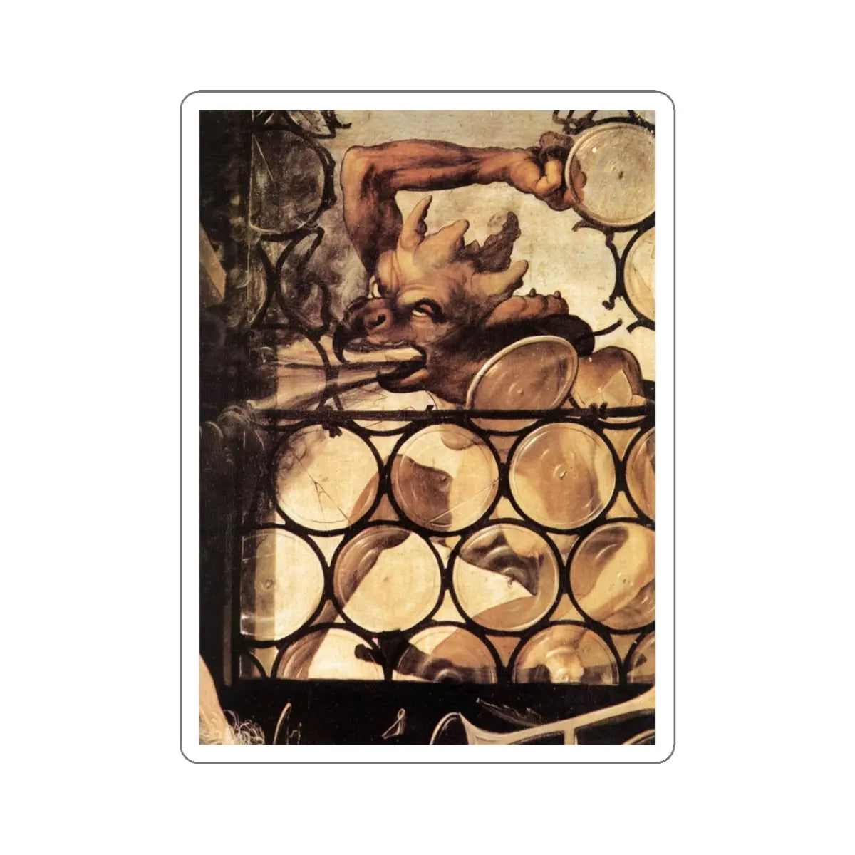 SKU:22157762065915384464 Sticker types:White Shape:Die-Cut Sizes:4" × 4"