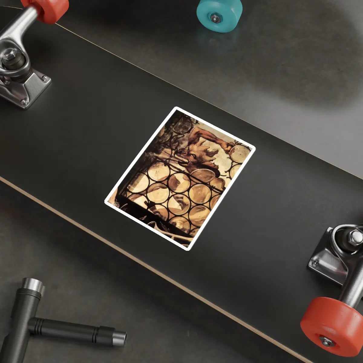 SKU:27636540481187868063 Sticker types:White Shape:Die-Cut Sizes:5" × 5"