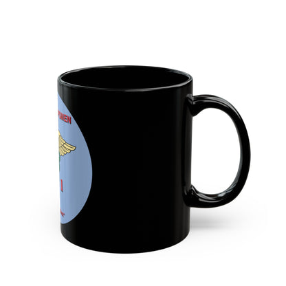 Grunt Corpsmen (USMC) Black Coffee Mug-The Sticker Space